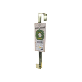 No brand deur kranshanger messingkl metaal 29cm