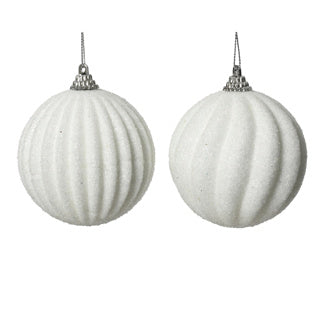 Kerstbal op draad foam 2assdia8cm