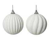 Kerstbal op draad foam 2assdia8cm