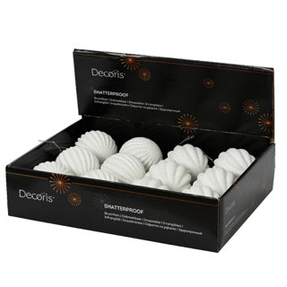 Kerstbal op draad foam 2assdia8cm