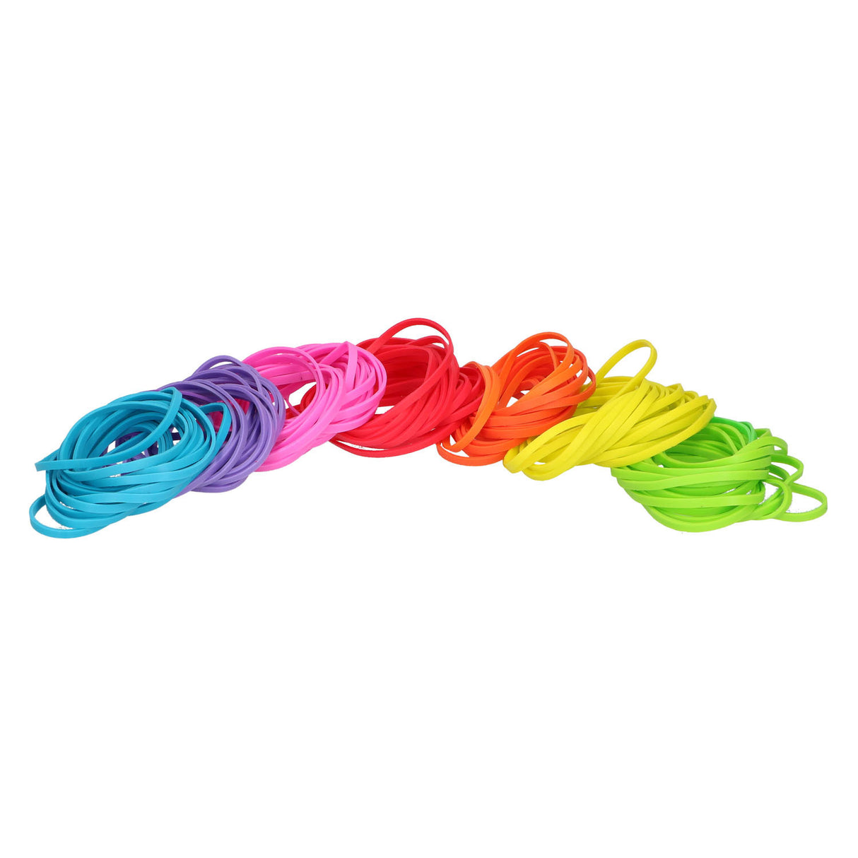 Elastiekjes neon, 130st.