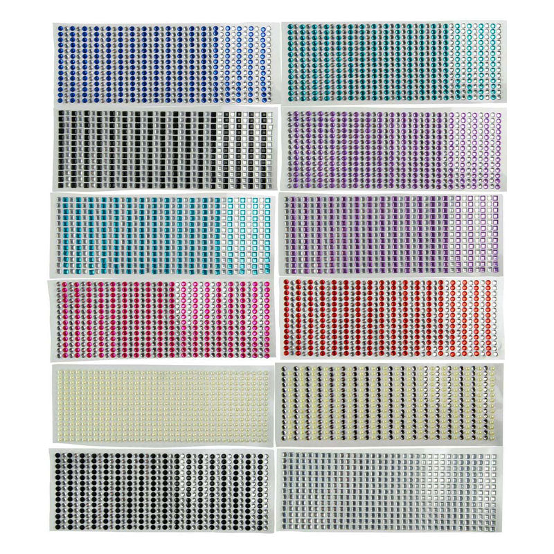 Stickervel diamanten