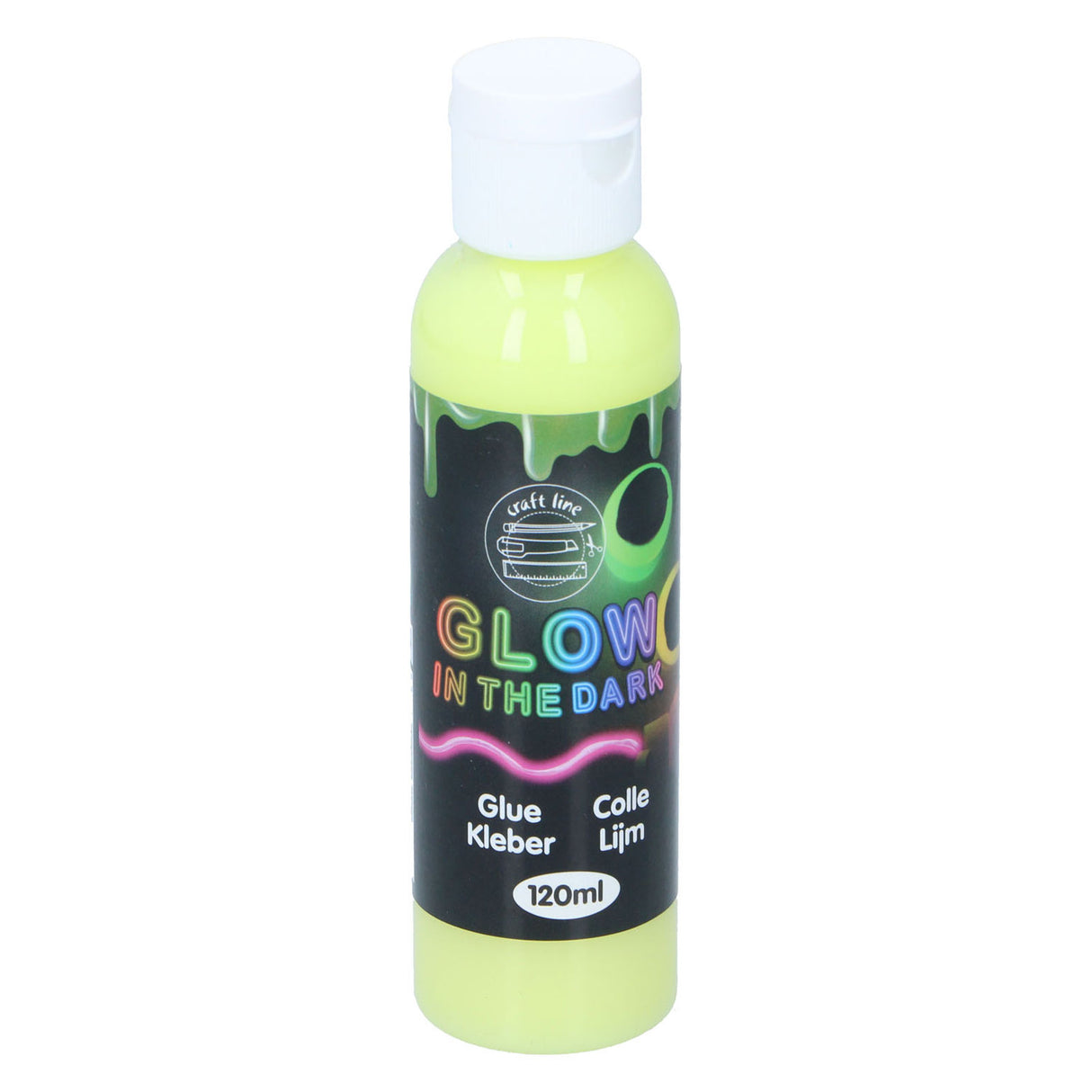 Glow in the dark lijm, 120ml