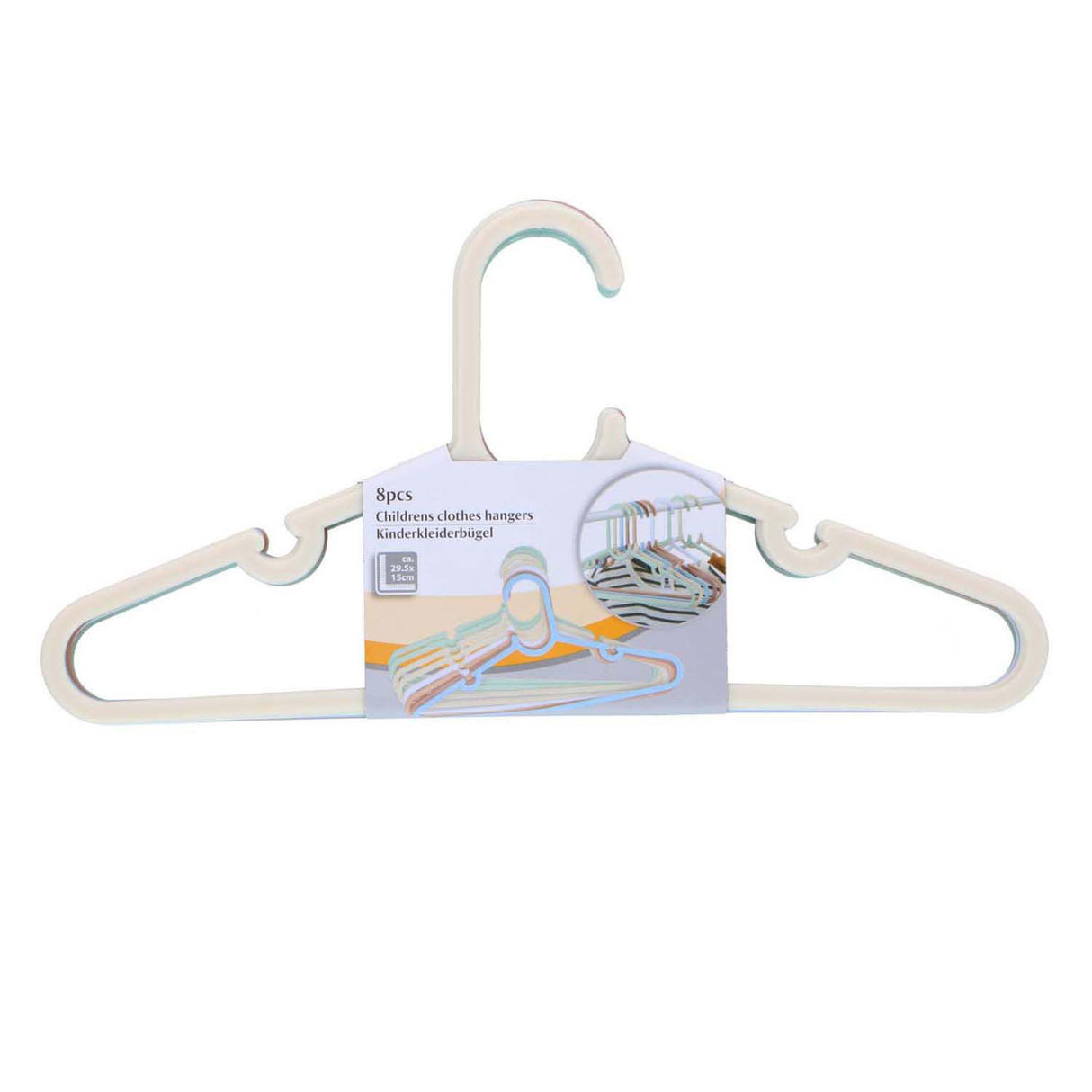 Set van 6 kinderkledinghangers
