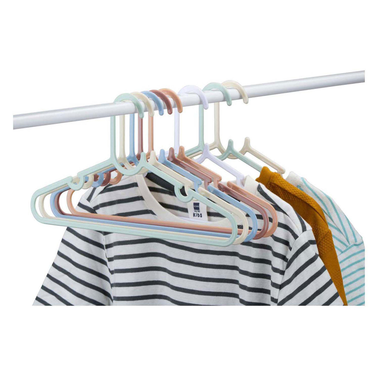 Set van 6 kinderkledinghangers
