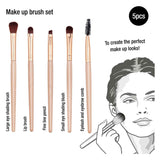 Make-up kwasten, 5dlg.