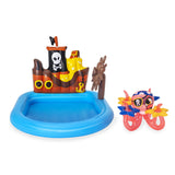 Bestway playcenter sleepboot piraat zwembad, 140x130x104cm