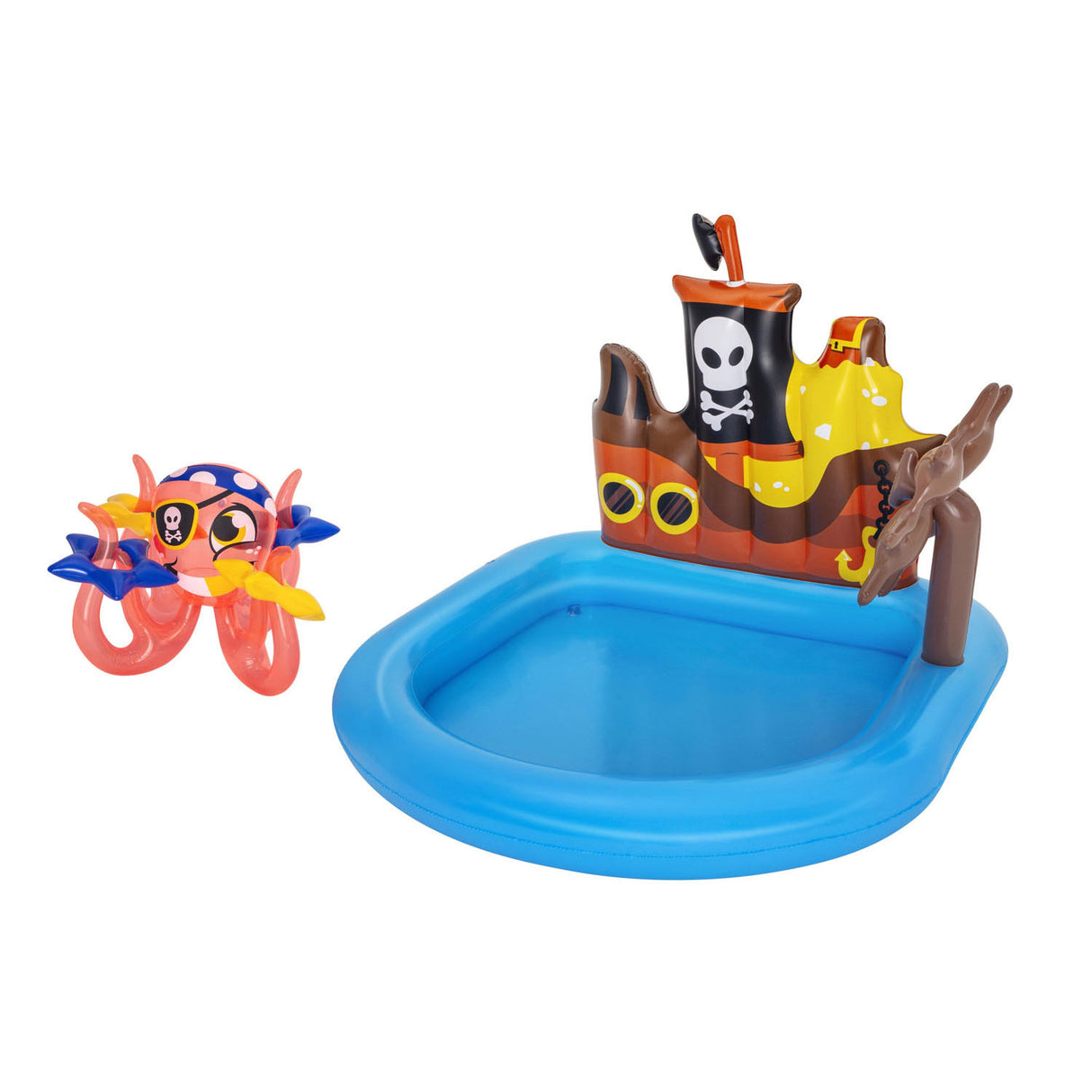 Bestway playcenter sleepboot piraat zwembad, 140x130x104cm