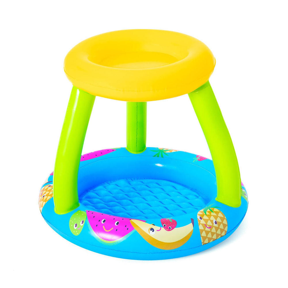Bestway babybad fruit met zonnescherm, 91x81cm