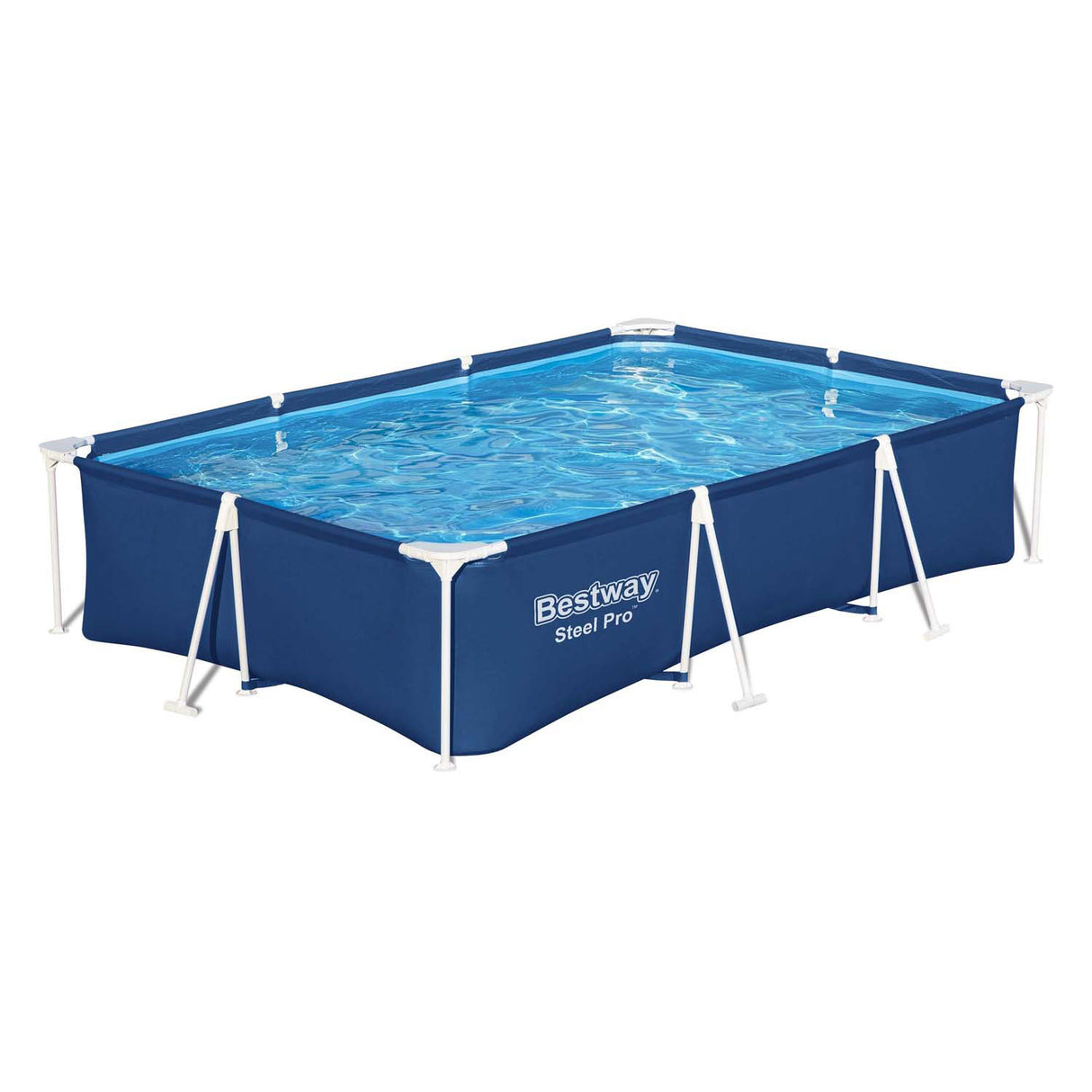 Bestway zwembad steel pro set rechthoek, 300cm