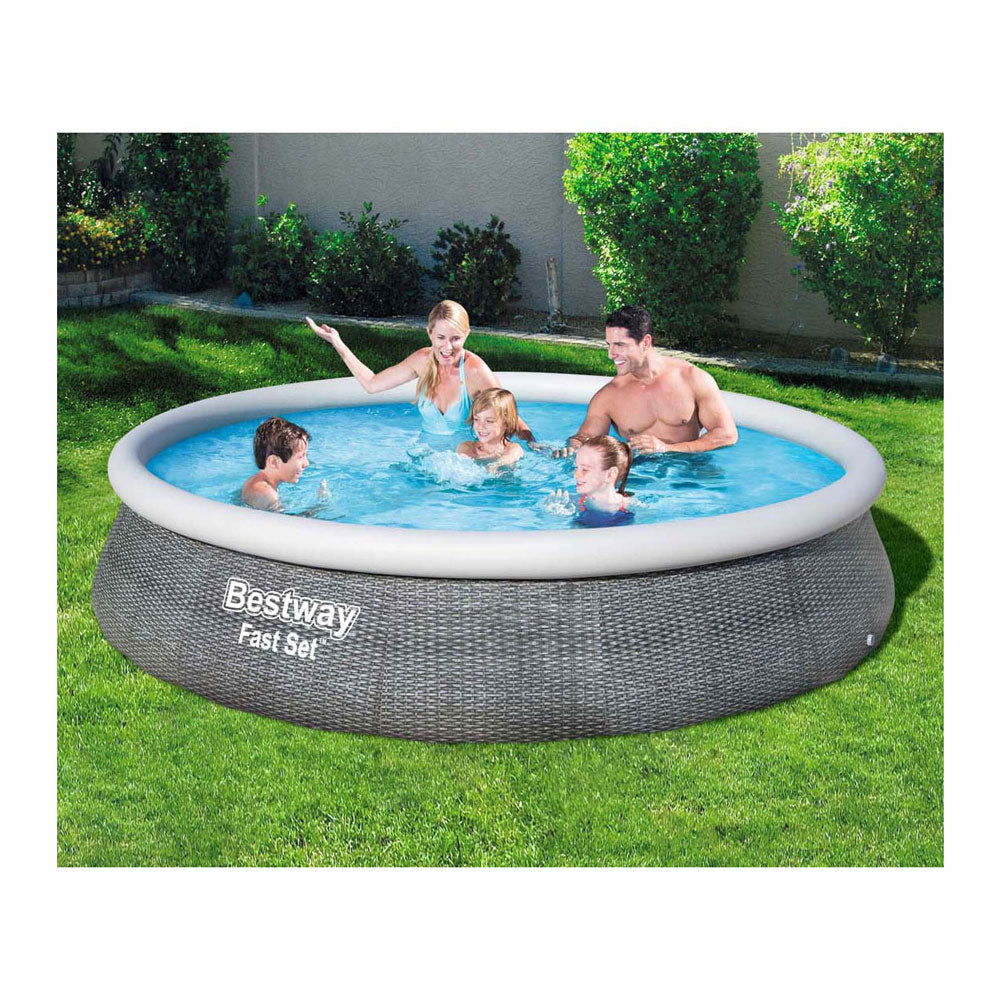 Bestway zwembad fast set set rond rotan, 396cm