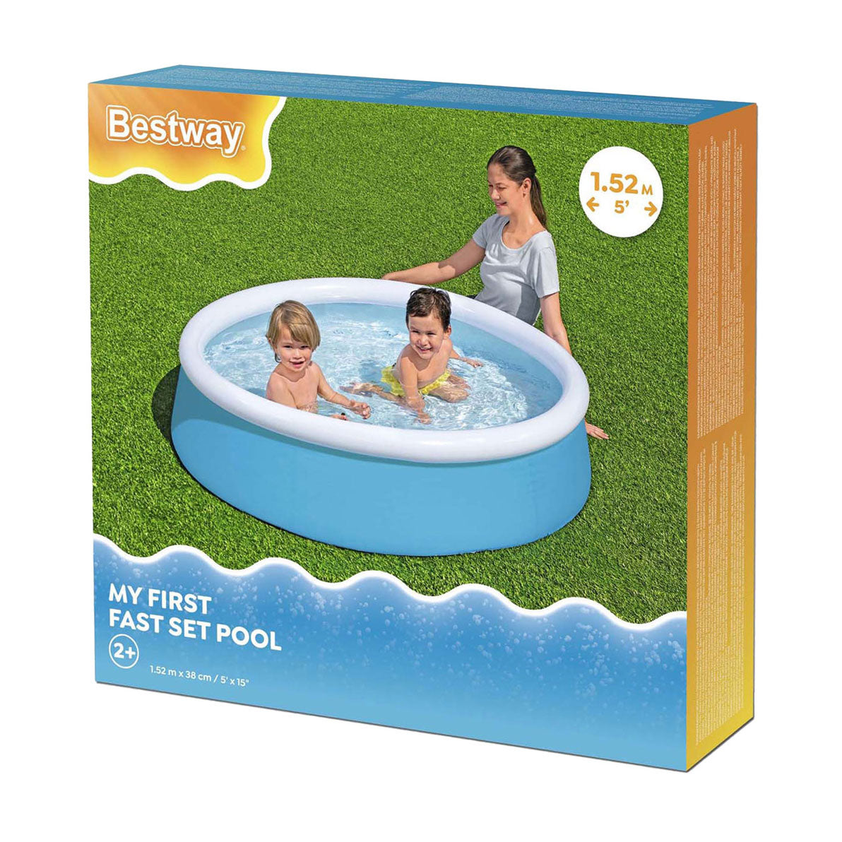 Bestway my first fast set zwembad rond, 152cm
