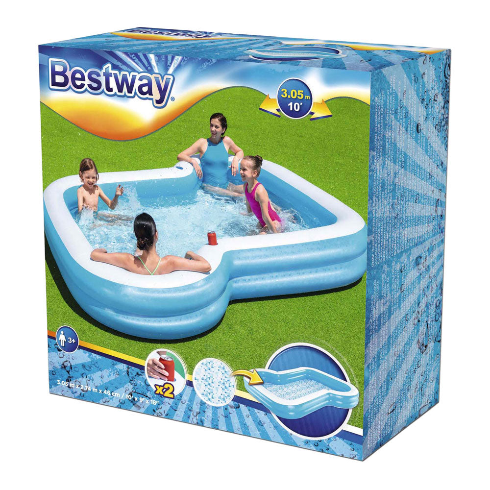 Bestway familiebad z-vorm sunsational, 305cm