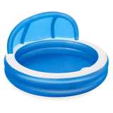 Bestway familiebad rond summer days met uv zonnescherm, 241cm