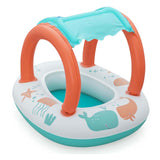 Bestway baby boot comfort push met uv zonnescherm