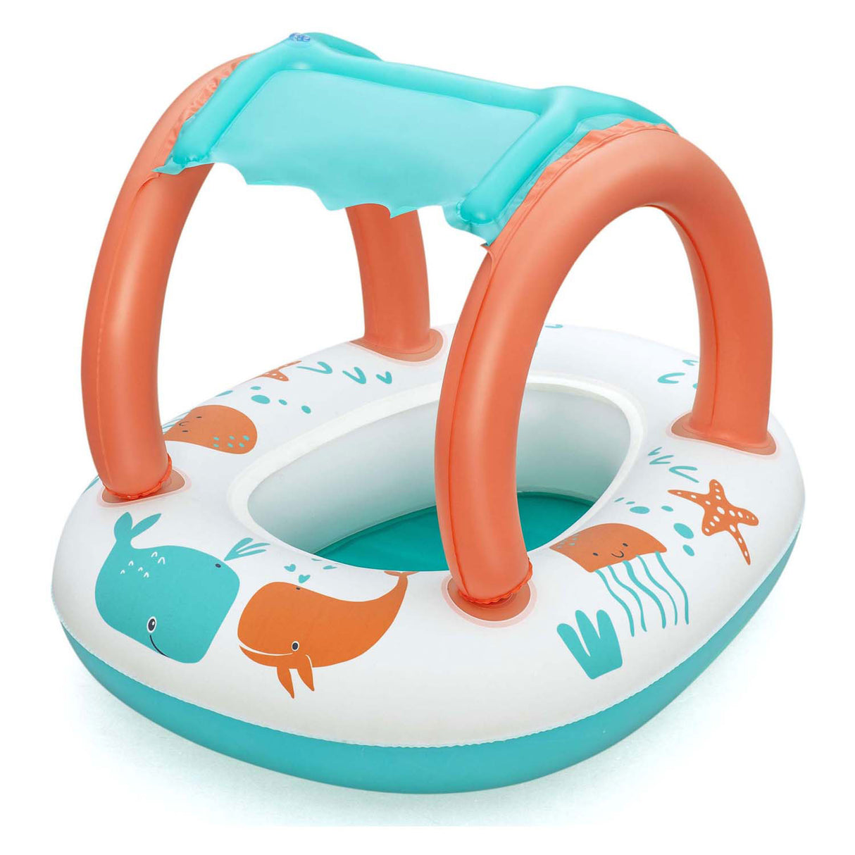 Bestway baby boot comfort push met uv zonnescherm