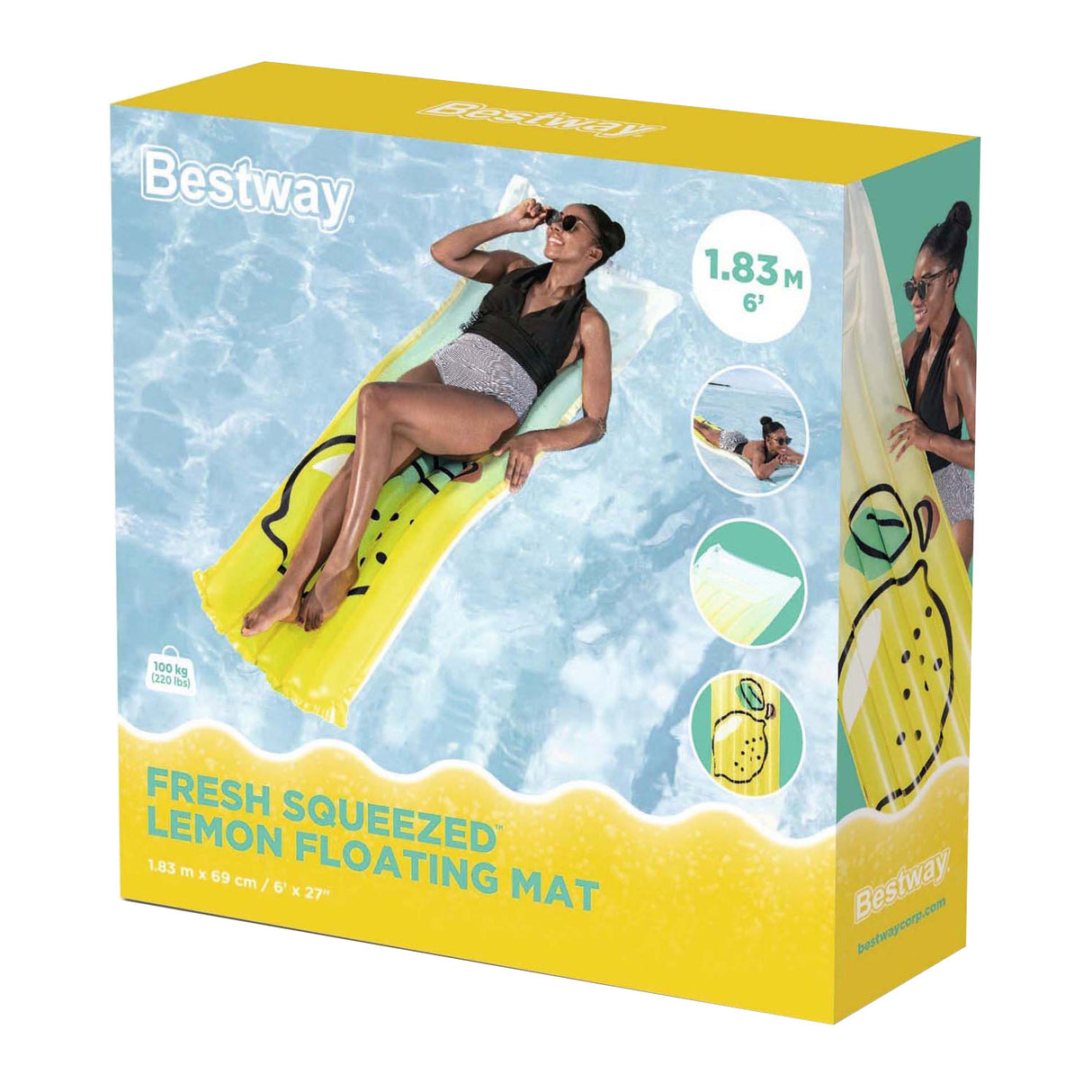 Bestway fresh squeezed citroen met netbodem, 114cm