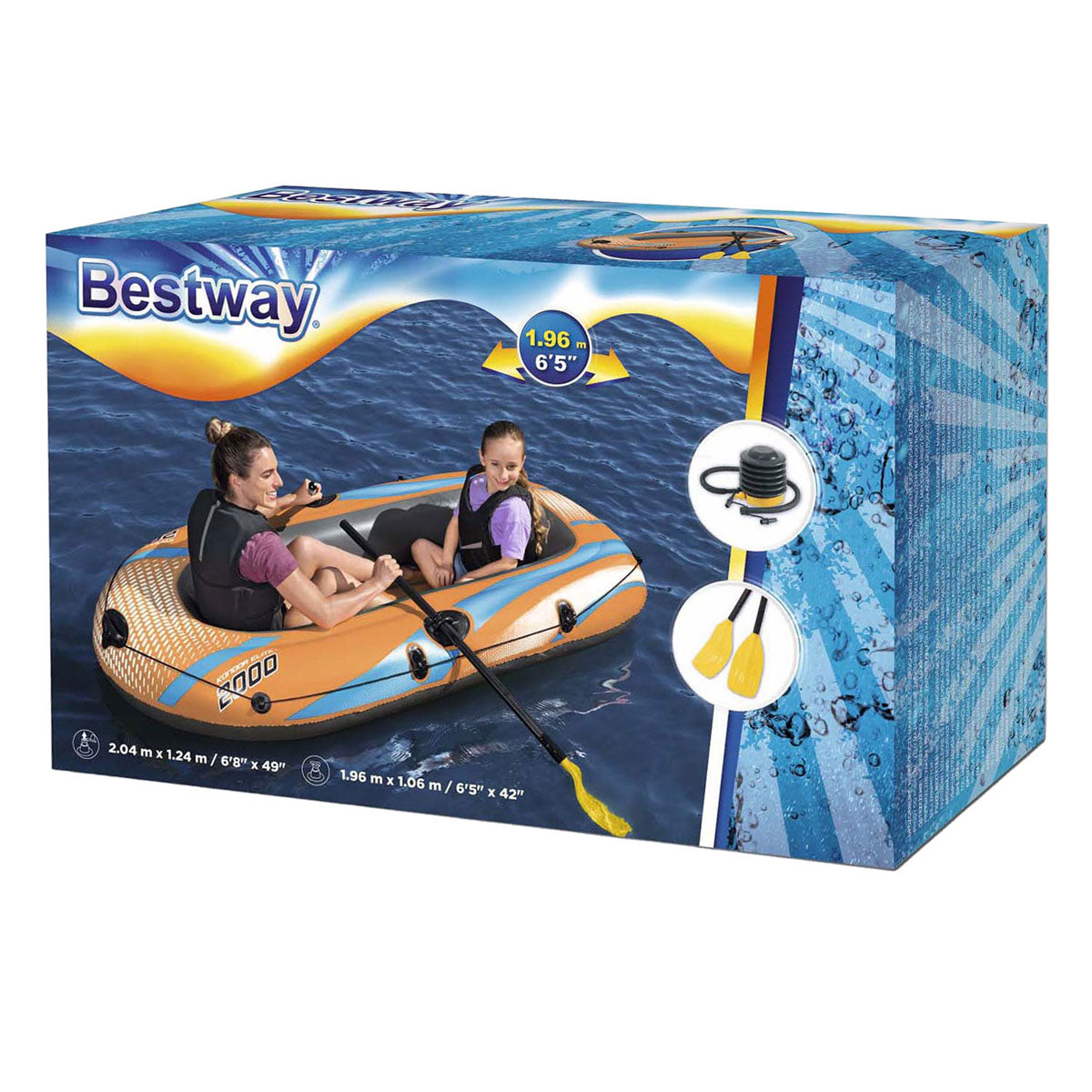 Bestway boot kondor elite 2000 set opblaasbaar