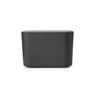 Brabantia mindset badkamer afvalbakje - dark grey