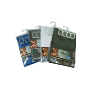 Diversen douchegordijn 180x200cm incl ringen