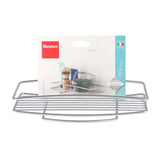 Metaltex onda badkamerrek 26x11x11 cm zilver