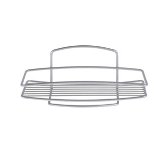Metaltex onda badkamerrek 26x11x11 cm zilver