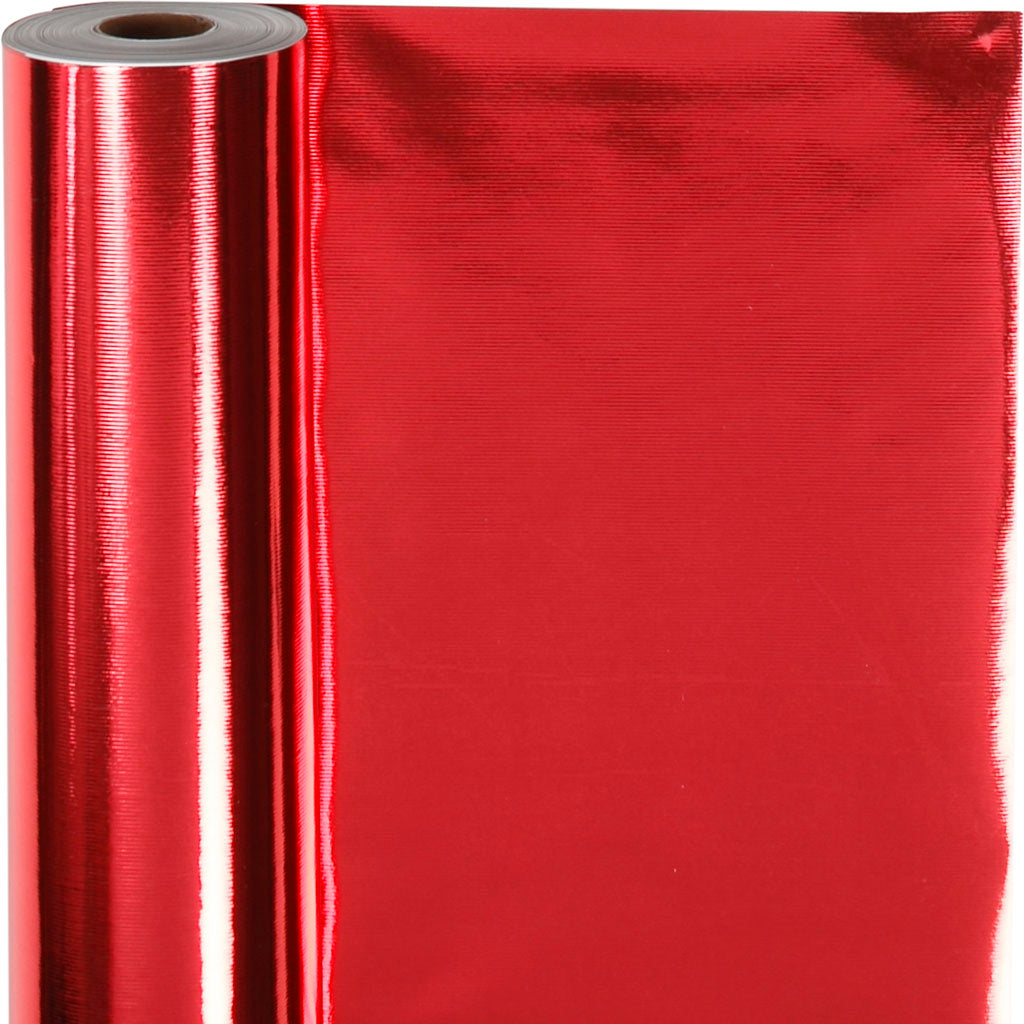 Creativ company cadeaupapier, b: 50 cm, 65 gr, rood, 100 m 1 rol