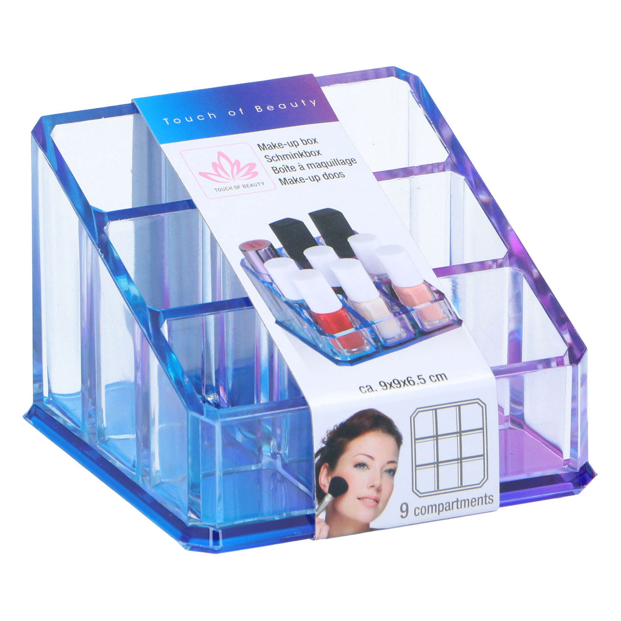 Make-up organizer 9 vakken