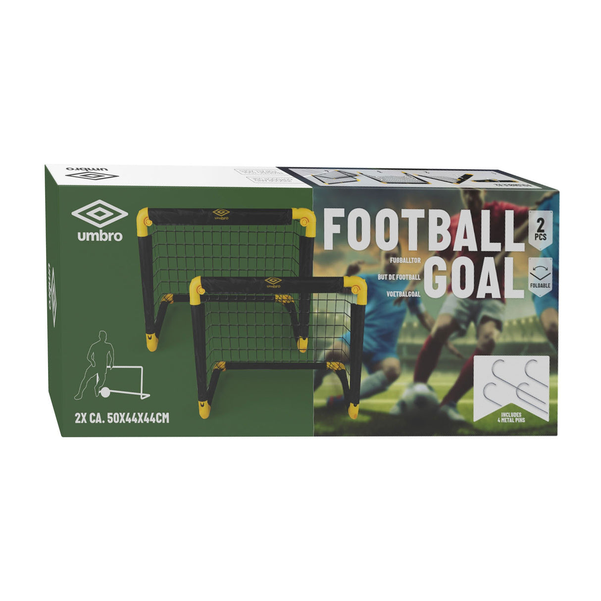 Umbro voetbaldoel set, 2st.