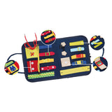 Kleding leren knopen set