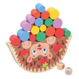 Houten balansspel egel, 21dlg.