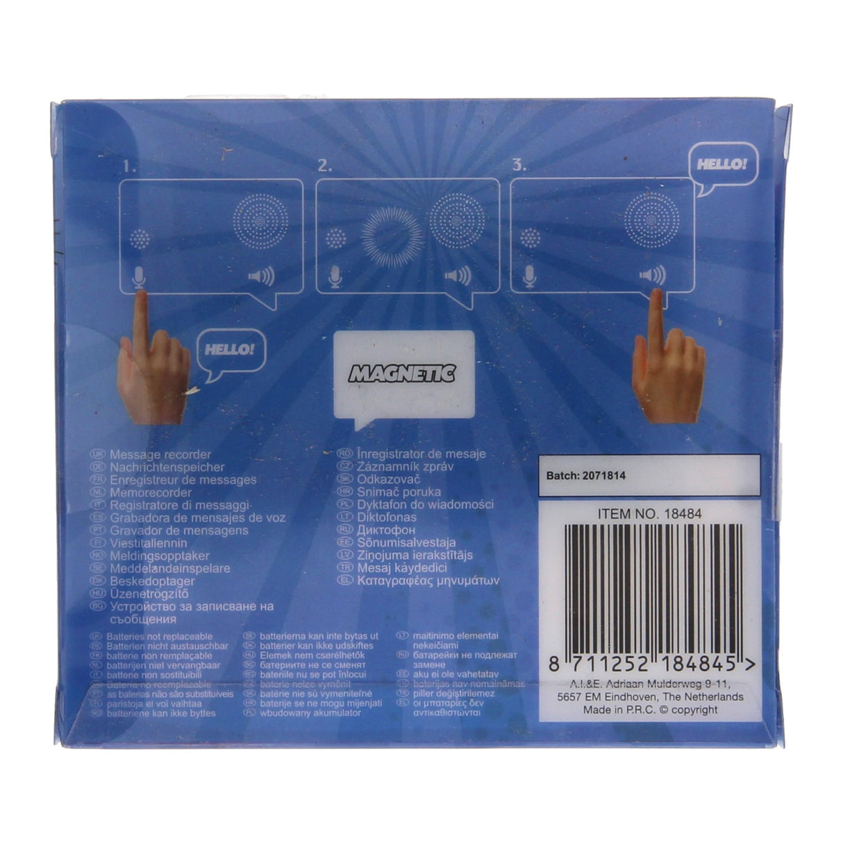 Memo recorder magnetisch