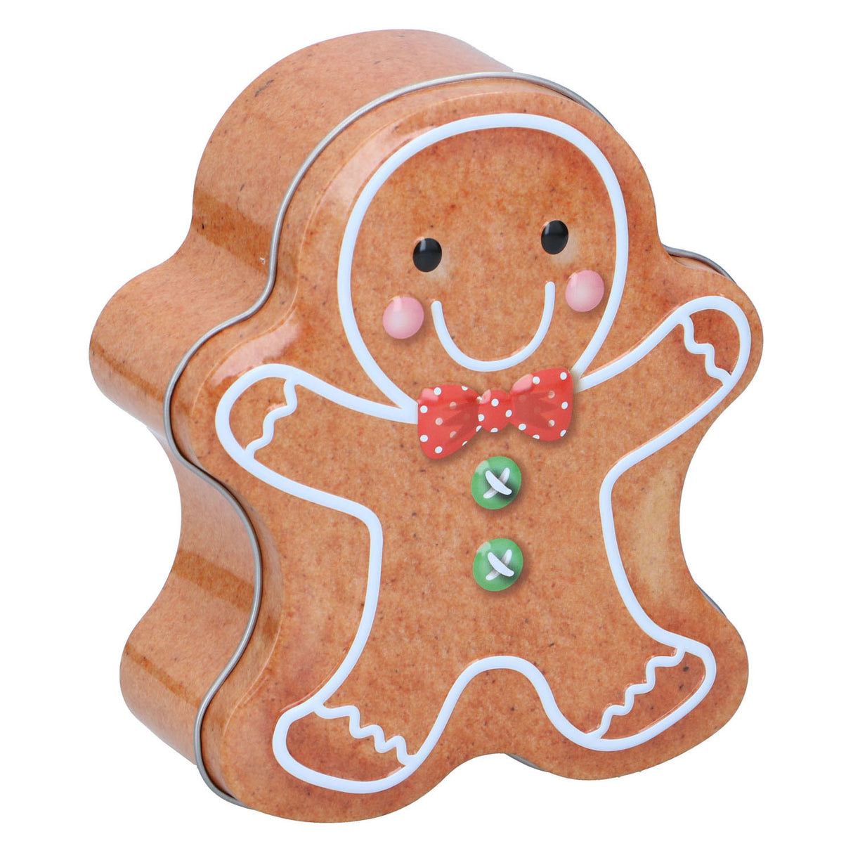 Tinnen kerst voorraadblik voor koekjes
