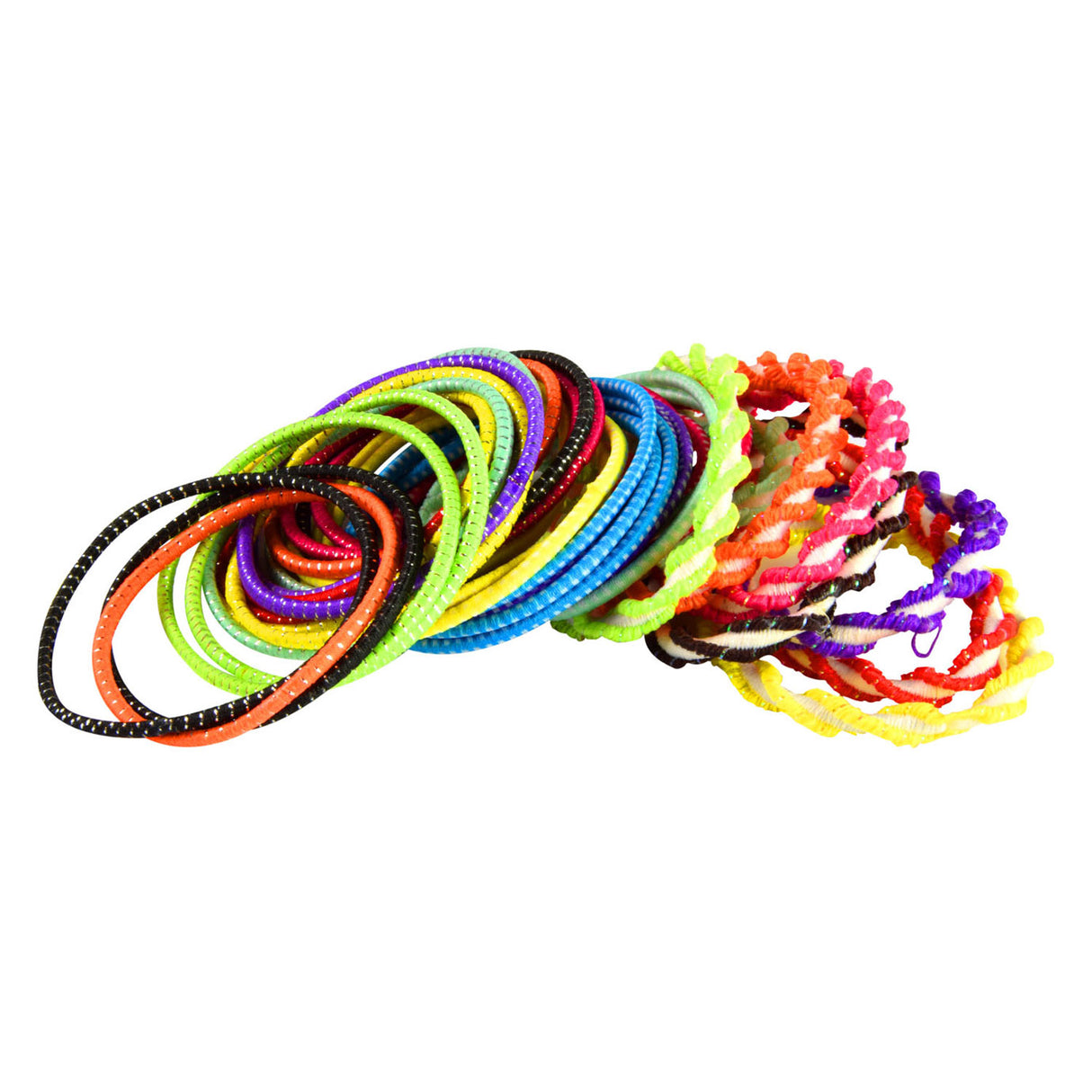 Haarelastiek kleur, 30st.