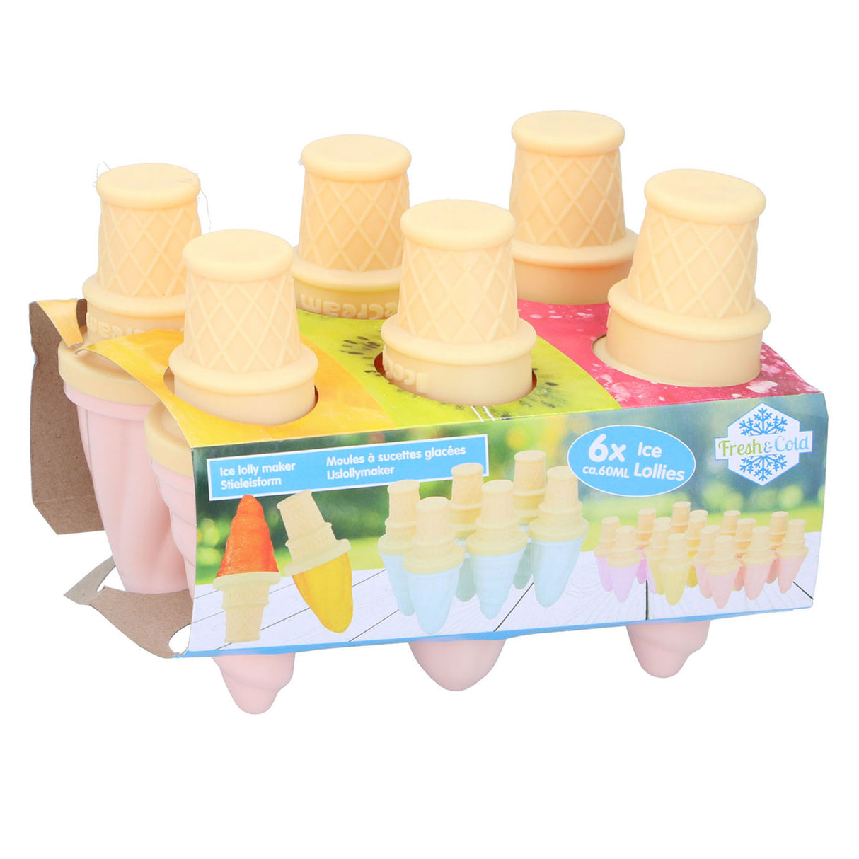 Ijslollymaker 60ml, 6dlg.