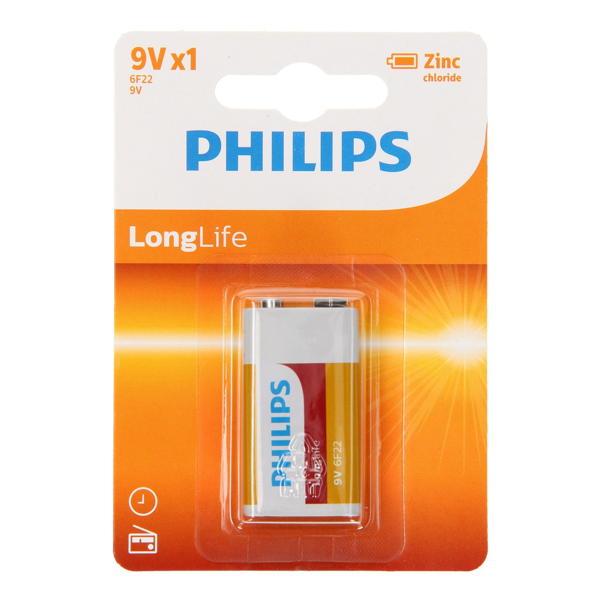 Batterij 9v longlife