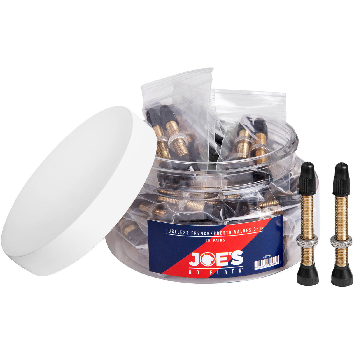 Joe's no flats Tubeless presta ventiel 48mm (pot 40 stuks)