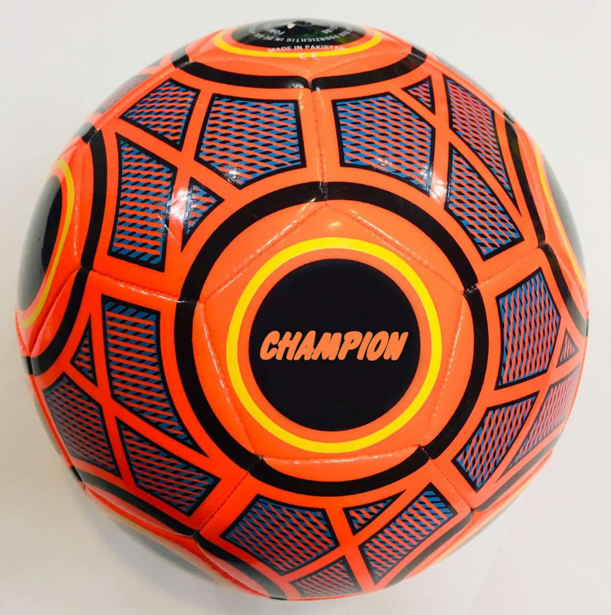 E l sports voetbal champion - verschillende prints - 320 gram - maat 5