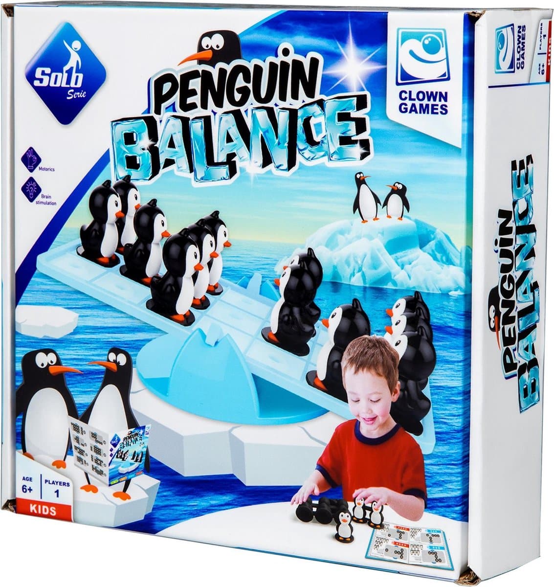 Van der meulen clown games - pinguïn balanceer spel