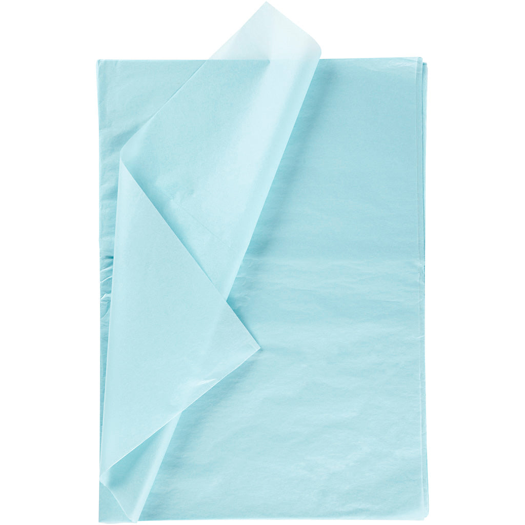 Creativ company tissuepapier, vel 50x70 cm, 17 gr, lichtblauw, 10 vel 1 doos