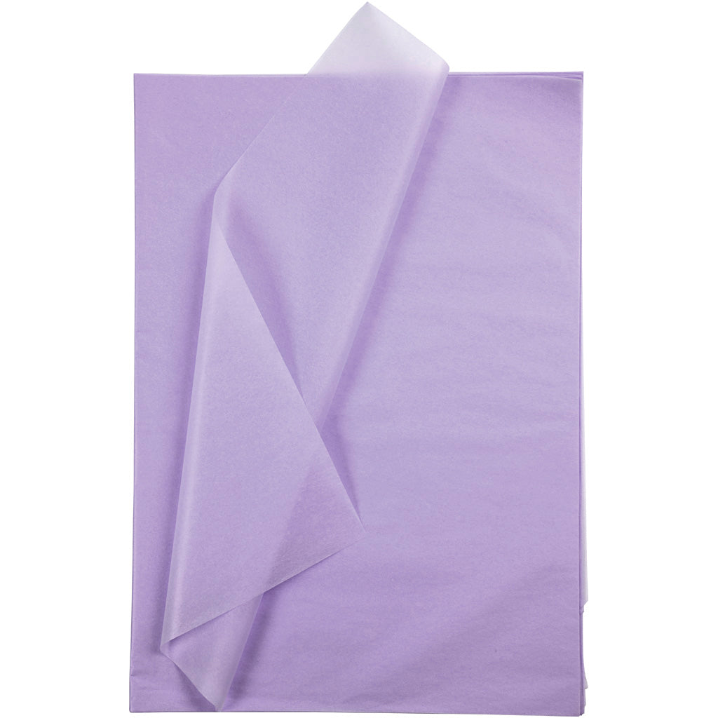 Creativ company tissuepapier, vel 50x70 cm, 17 gr, lichtpaars, 10 vel 1 doos
