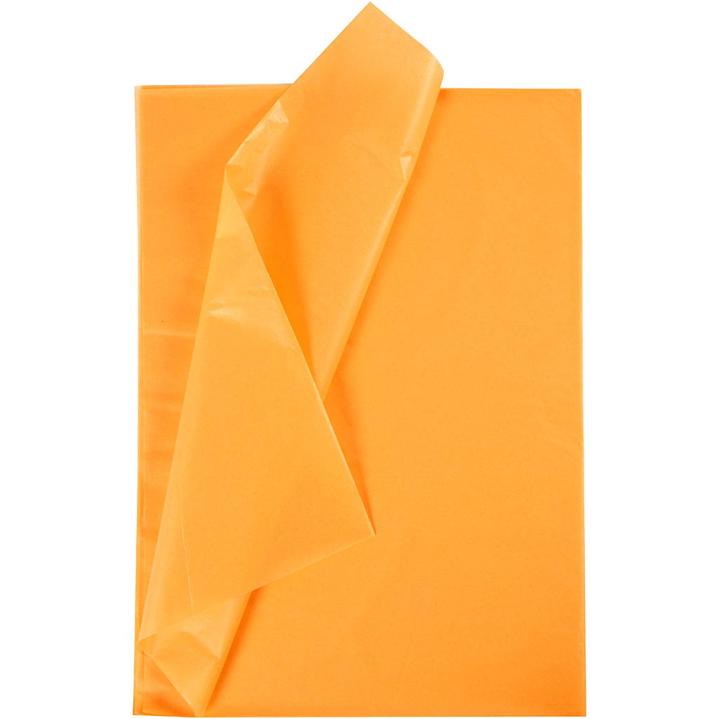 Creativ company tissuepapier, vel 50x70 cm, 17 gr, geel, 25 vel 1 doos