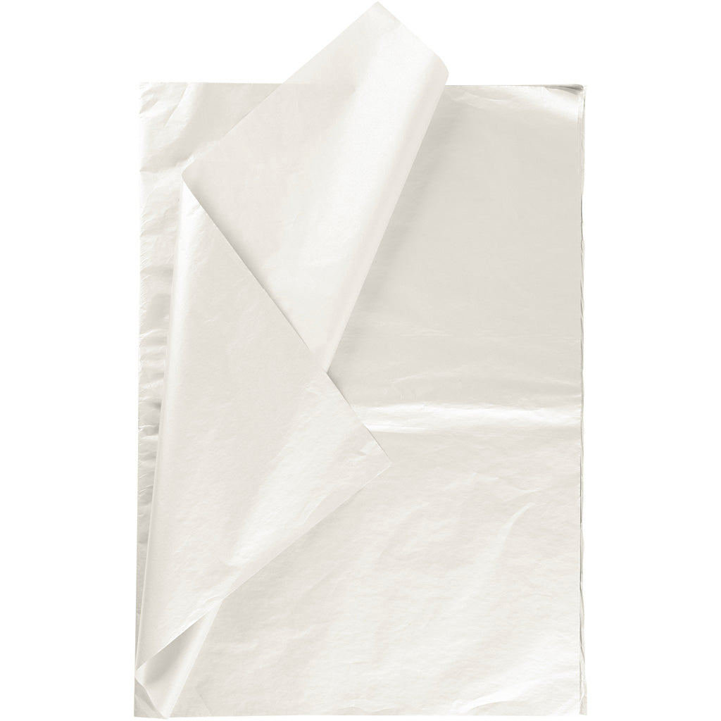 Creativ company tissuepapier, vel 50x70 cm, 17 gr, parelmoer, 25 vel 1 doos