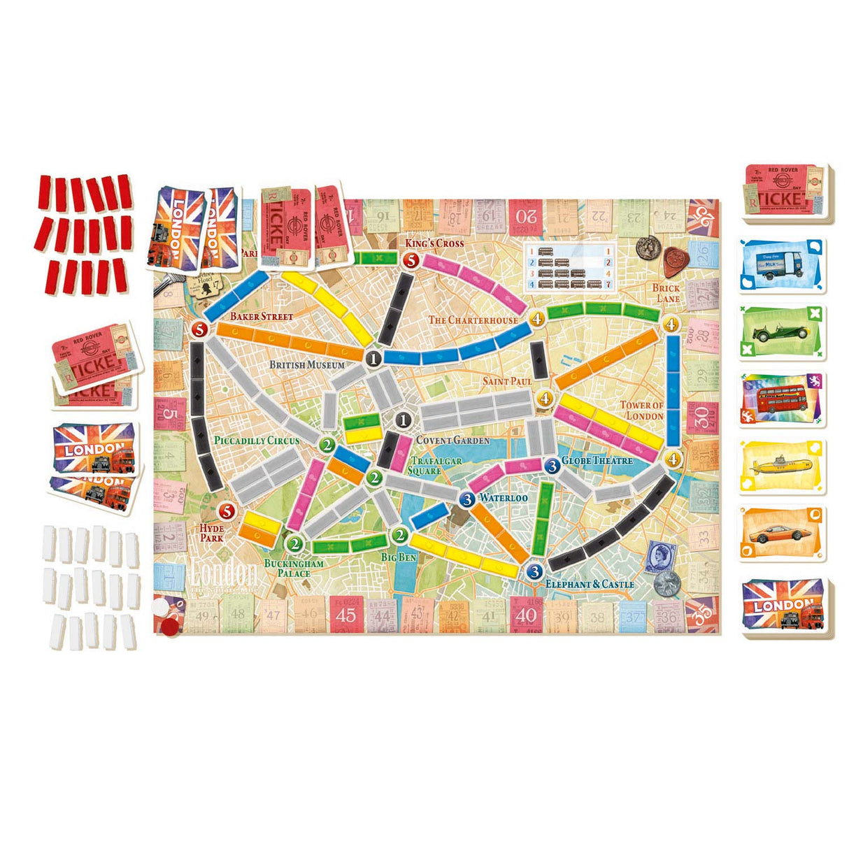Asmodee ticket to ride london bordspel