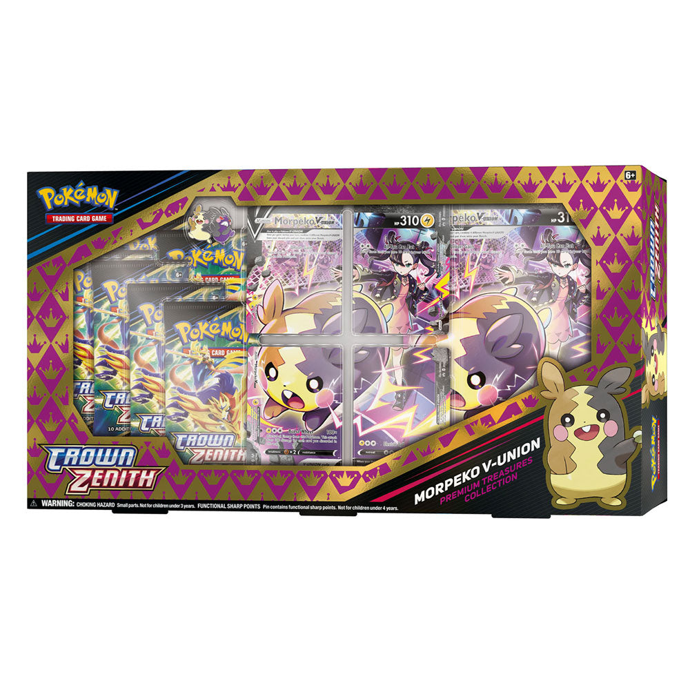Asmodee tcg crown zenith morpeko v-union premium collection