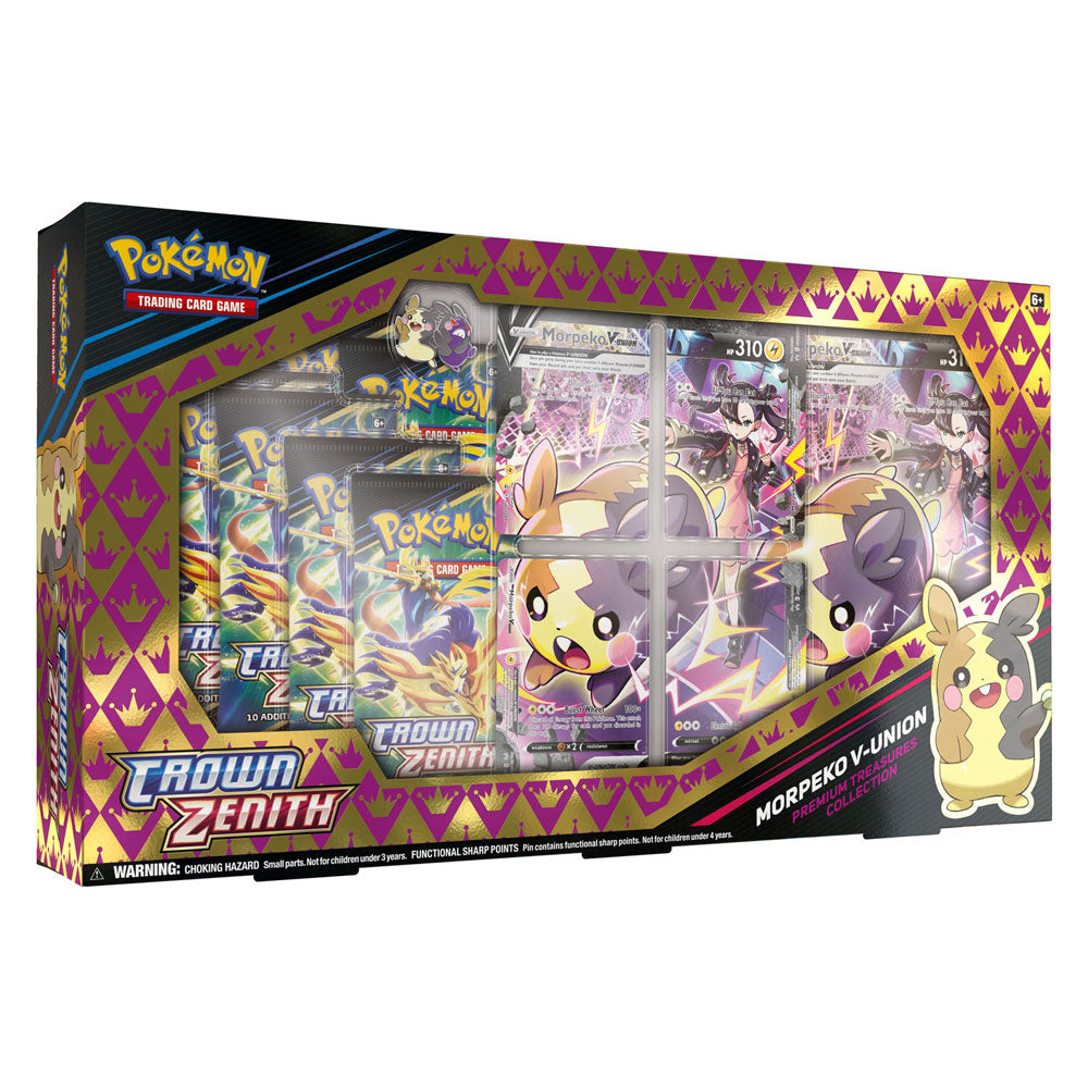 Asmodee tcg crown zenith morpeko v-union premium collection