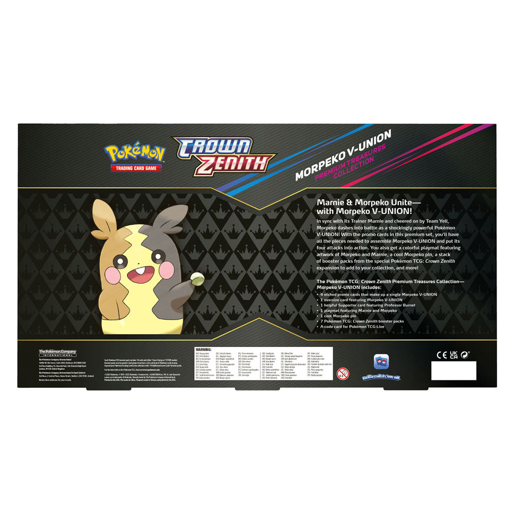 Asmodee tcg crown zenith morpeko v-union premium collection