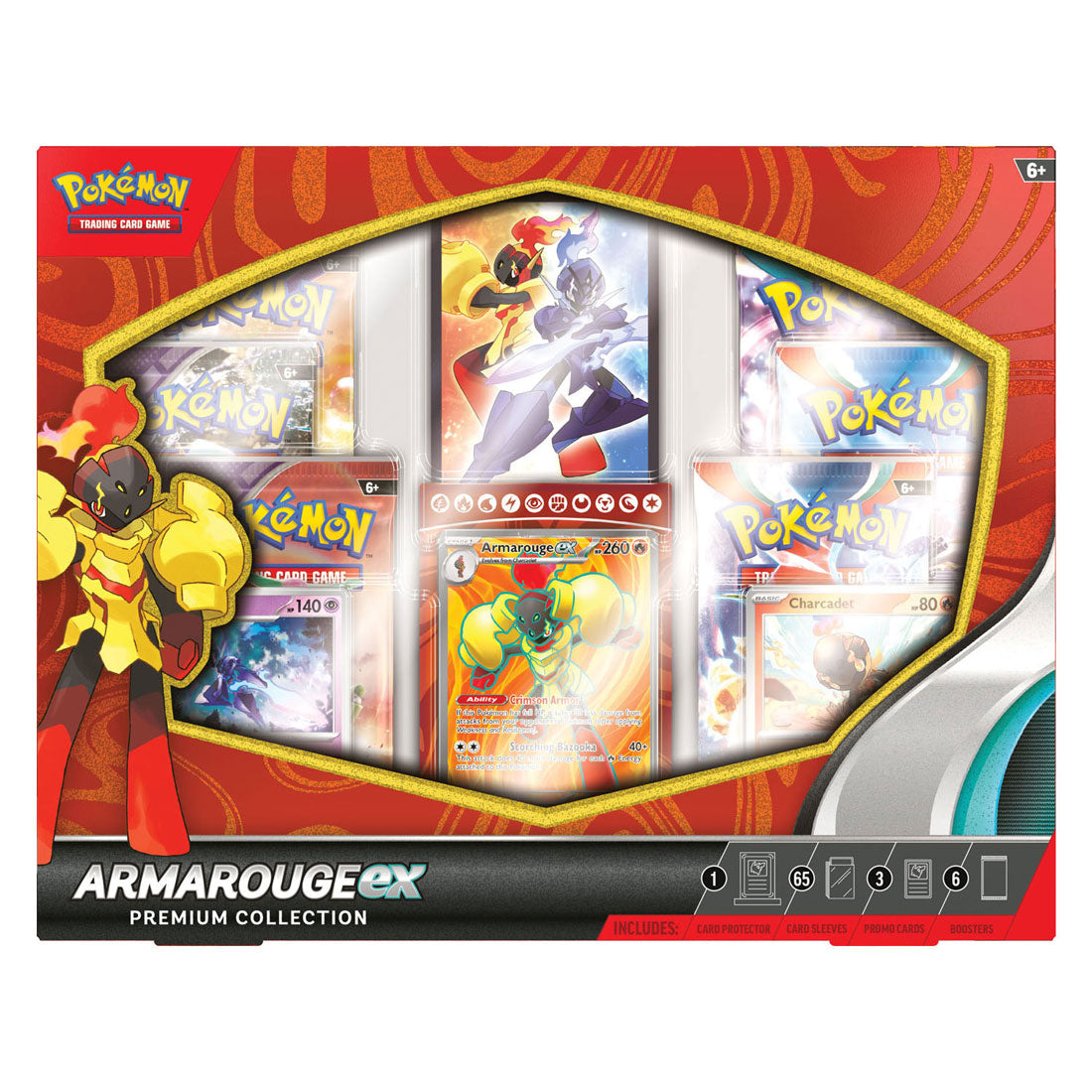 Asmodee pok tcg april ex premium collection - armarouge ex