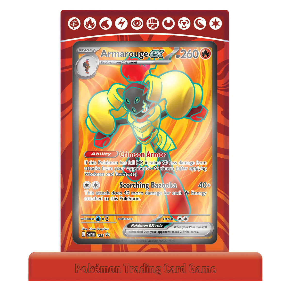Asmodee pok tcg april ex premium collection - armarouge ex