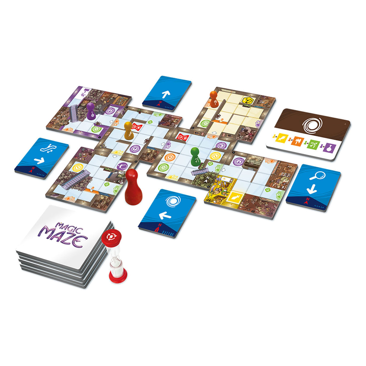 Geronimo games magic maze bordspel